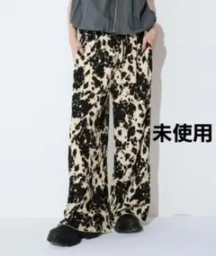 未使用 ジーナシス アソートレオパードイージーパンツ ベージュ系