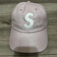 Supreme コーデュロイ Sロゴ キャップ ピンク - メルカリ