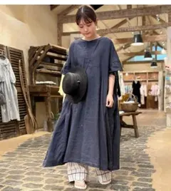 ネストローブ❣️リネン2wayルーズワンピースのサムネイル