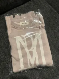 ロゼミューズ ピンク ロゴニット ニット