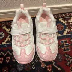 Skechers D'Lites ホワイト/ピンク スニーカー　15cm