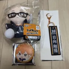 タイトーくじ ハイキュー!! 月島蛍ぬい 日向翔陽 キーホルダー バッジ セット