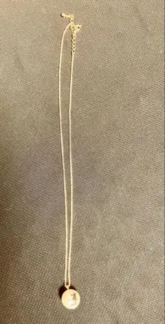 うさぎモチーフ ネックレス パール系のサムネイル
