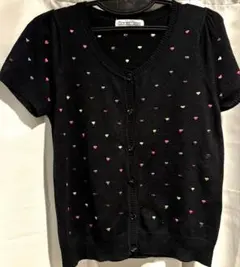 ニットサマーセーター（ハート刺繍）