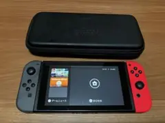 任天堂Switch本体　ケース付き（左コントローラ要修理品）