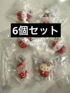 いちごめじるしアクセサリー　サンリオ　ウサハナ　シナモロール　6個セット