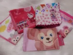 【東京ディズニーリゾート・シェリーメイ】まとめ売り[ミニタオル4枚・巾着1枚]