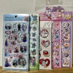 新品　まとめ売り　ディズニー　シール　スティッチ　アナ雪　ベイマックス