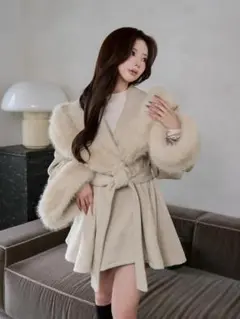 新品 Darich ダーリッチ　ウエストベルトプリンセスラインコート