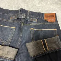 EDWIN 505 skinnyセルビッチ W31シンチバック