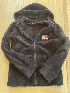 RAYALICE ボアパーカー ジップアップパーカー ブラック