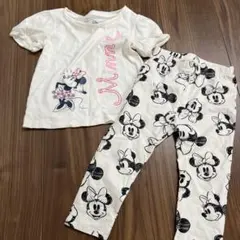 ミニーマウス Tシャツとレギンスセット 95cm未満