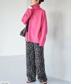 タートルネック ニット