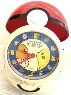 ポケモン 置き時計 ピカチュウ モンスターボール ジャンク品