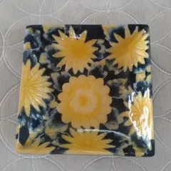 七宝焼　飾り皿　菊