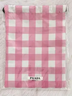 PRADA ノベルティ ピンク ポーチ 巾着袋