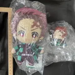 鬼滅の刃　竈門炭治郎2点セット（ともぬい〜壱ノ型ぬいぐるみ＆ゆらゆらマスコット）