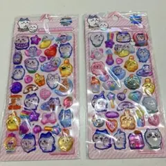 カラフルキャラクターシール2シートセット