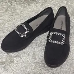 匿名発送】DIANA ダイアナクロニット シ ロニット コインローファー 