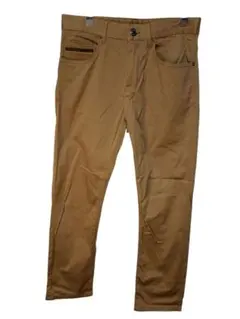 【M0131】ZARA　MAN ベージュ スリムフィット チノパン