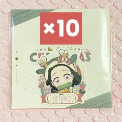 鬼滅の刃 クリスマス プレゼントBOX風ステッカー 竈門禰豆子