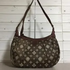 ✨良品✨ ラシット ワンショルダーバッグ モノグラム 総柄 ロゴ型押し 