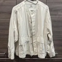 美品 RNA-N J2100 ノーカラーミリタリージャケット