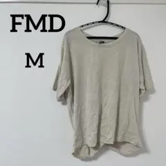 美品✨FMD【M】ベージュ Tシャツ クルーネック 春夏 シンプル 涼しい