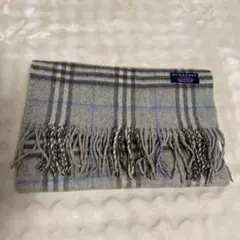 【最終価格・極美品】バーバリーズ　カシミヤ　ウール　マフラー　ノバチェック BURBERRY バーバリー ノバチェック カシミヤ マフラー グレー系