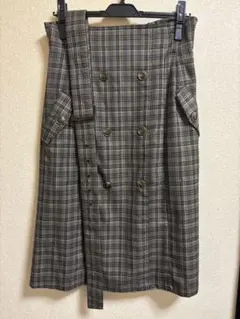 MAJESTIC LEGON ベルト付トレンチライクスカートのサムネイル