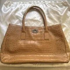 FURLA クロコ型押し トートバッグのサムネイル