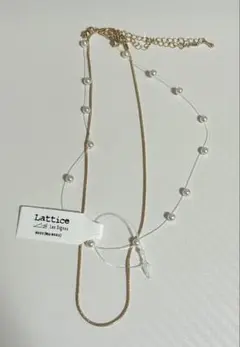Lattice ゴールドネックレスのサムネイル