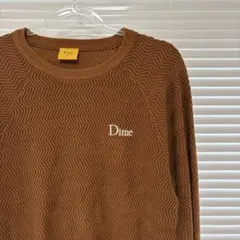 Dime ブラウン ウェーブニット Mのサムネイル