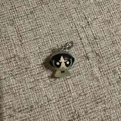 パワーパフガールズ　バターカップ　めじるしアクセサリー　ガチャガチャ