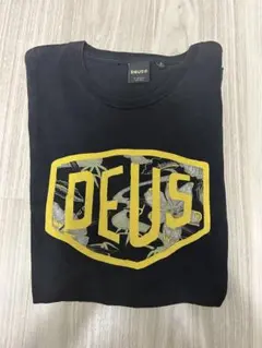 DEUS ロゴプリント Tシャツ 黒