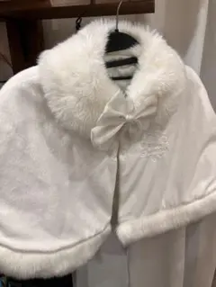 emi様専用　ビビディバビディブティック　ホワイト ケープ 110cm