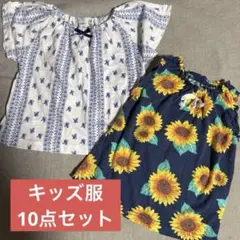 最終値下げ★ベビー服/夏物10点セット（トップス・ショートパンツ・レギンス）