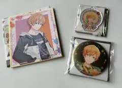 東雲彰人　セガくじ * ミニ色紙、バースデー缶バッジ、ロゼット風アクリルチャーム