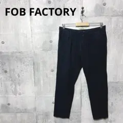 FOB FACTORY メンズ タックナイロンパンツ 2/M ブラック