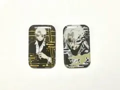 ジャンフェス カグラバチ 蒔絵風スクエア缶バッジコレクション 漣伯理