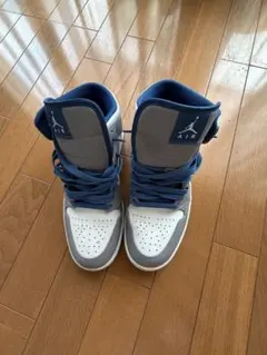 NIKE AIR JORDAN スニーカー グレー ブルー ホワイト