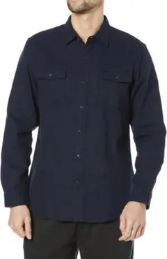 フランネルシャツ 2ポケット スリムフィット 長袖 メンズ