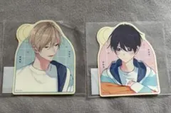百瀬あん先生『ナカまであいして』常盤＆楪 お泊まりver. ダイカットステッカー
