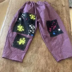 新作もんぺ　イージーパンツ　ハンドメイド 骨董市