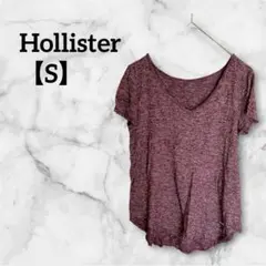 ✨一点限り✨ Hollister 【S】パープル Tシャツ Ｖネック　半袖