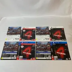 4点 ダミージャケット バック・フォー・ブラッド 販促 展示用 PS5 PS4