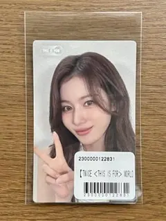 TWICE サナ THIS IS FOR オンラインくじ ステッカー