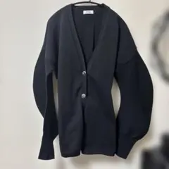 RITAN ブラック　カーディガン　サイズ1 銀ボタン