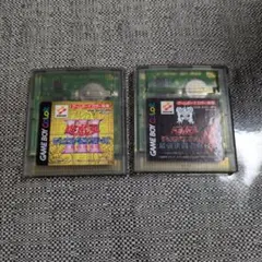 [ジャンク]ゲームボーイカラー「遊戯王デュエルモンスターズ3と4」2本セット