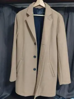 TOPMAN ベージュ チェスターコート UK Sのサムネイル